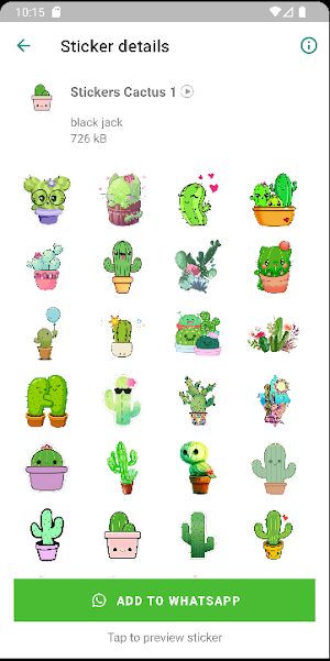 Stickers de Cactus Screenshot 1