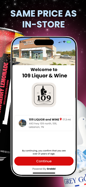 109 Liquor & Wine Screenshot 1