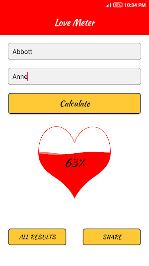 Love Meter Screenshot 2