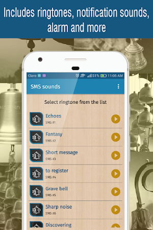 bells ringtones for phone, bell tones and sounds Screenshot 3