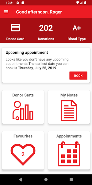 GiveBlood Screenshot 1