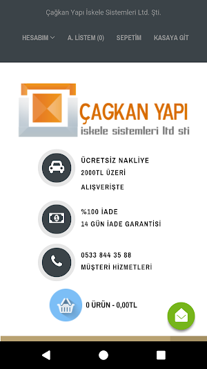 Çağkan Yapı Screenshot 0