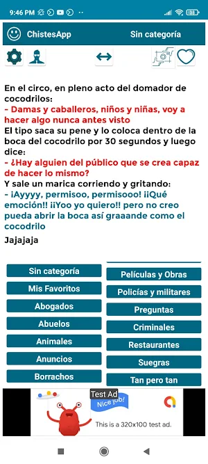 Chistes App Screenshot 1