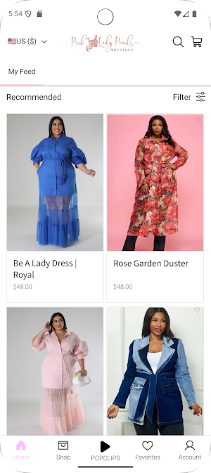 Pink Lady Pearls Boutique Screenshot 0