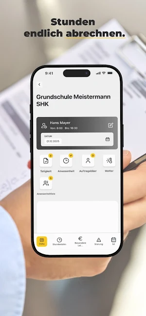 Handwai - Digitaler Bauablauf Screenshot 1