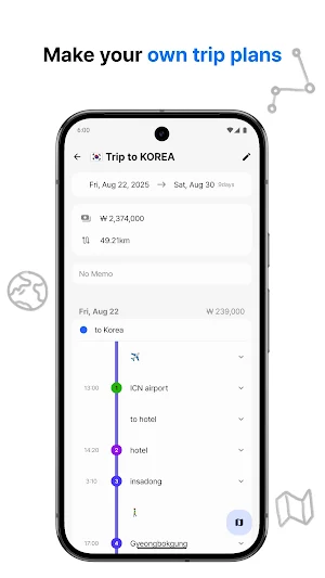 Somewhere: AI Trip Planner App Screenshot 1