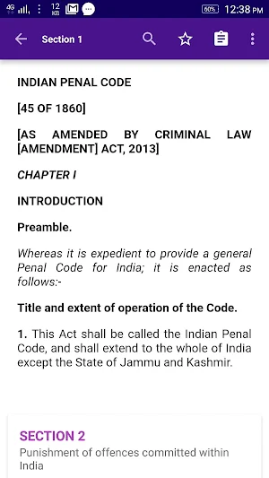 IPC - Indian Penal Code (Updated) Screenshot 0