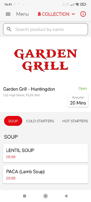 Garden Grill - Huntingdon Screenshot 0