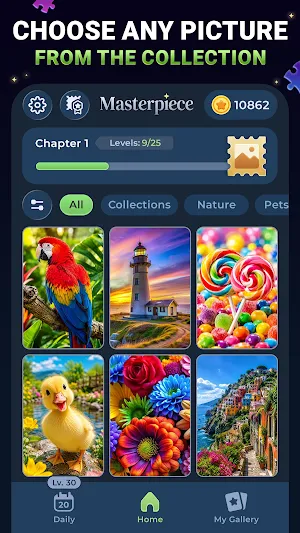 Masterpiece: Jigsaw Puzzle Screenshot 1