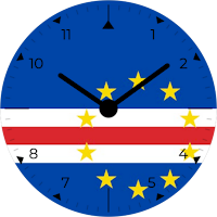 Cape Verde Analog Watch Face