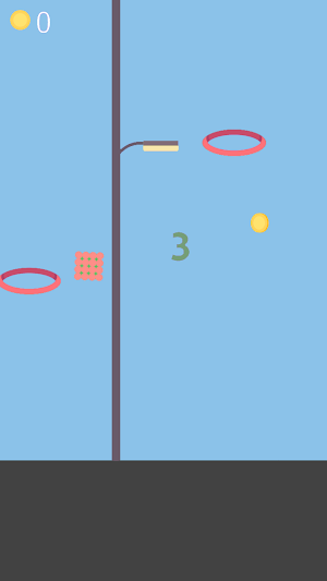 Classic Shoot Ball Flying Ring Screenshot 1