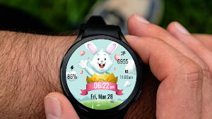 Happy Easter Watch Face 3 Screenshot 0