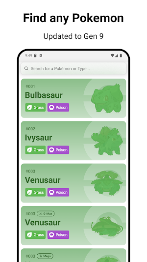 PokeType - Calculator Screenshot 0