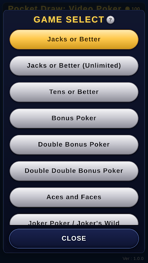 Pocket Draw: Video Poker Screenshot 3