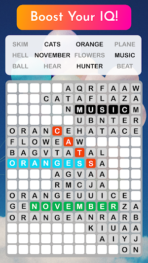 Word Search - Word Match Game Screenshot 1