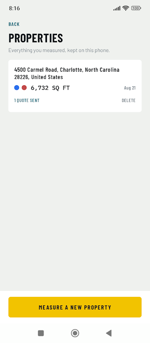QuoteYard: Measure & Quote Screenshot 2