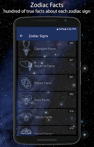 Zodiac Signs Facts Screenshot 1