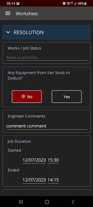 TAG Service Screenshot 1