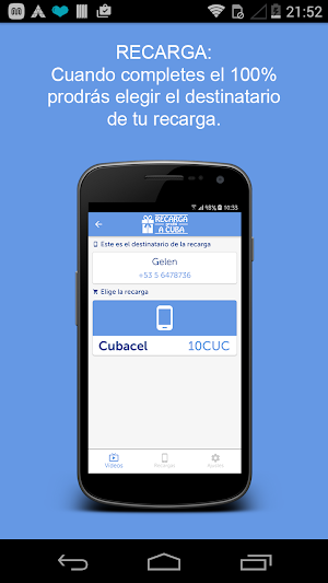 Recargas GRATIS a Cuba Screenshot 2