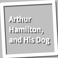 Book, Arthur Hamilton, and His Dog