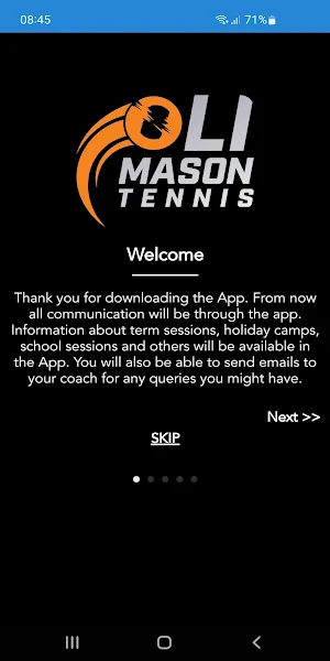 Oli Mason Tennis Screenshot 1