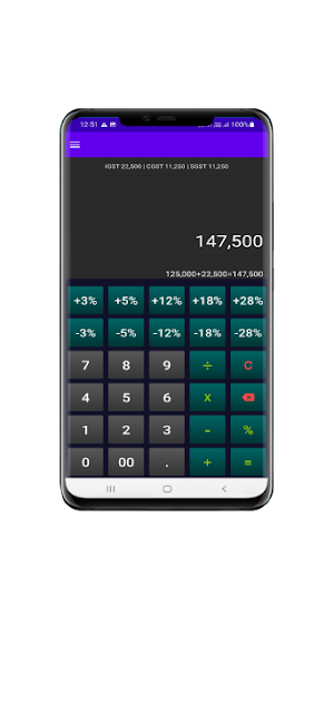 GST Calculator - Tool Screenshot 1