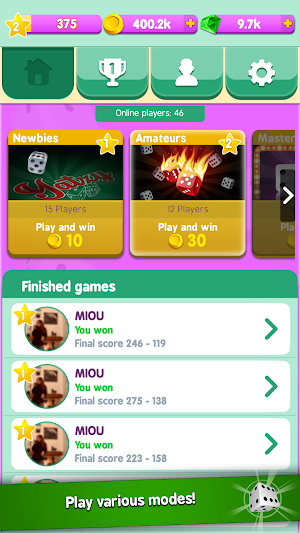 Yatzy Duels Live Tournaments Screenshot 1