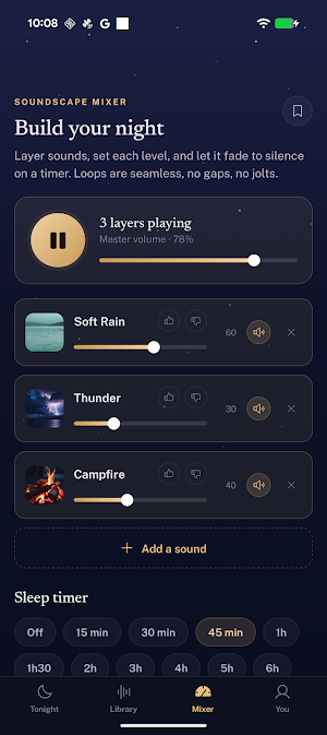 DreamTide: Sleep Sounds Screenshot 2