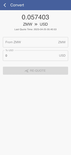 USD to Kwacha Screenshot 3