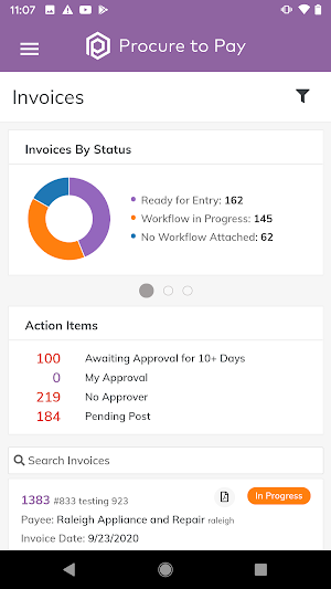 Procure To Pay Screenshot 1