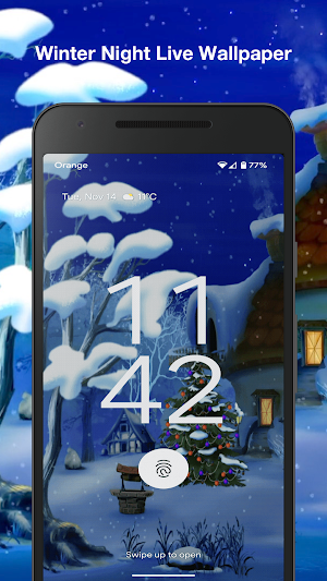 Winter Night Live Wallpaper Screenshot 3