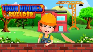 Town House Builder: City Construction Games Screenshot 1