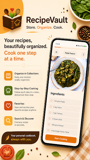 RecipeVault Screenshot 1