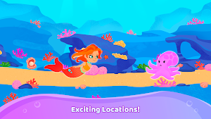 Running Mermaid Games for Kids Screenshot 3