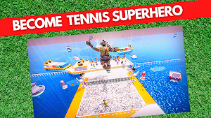 Tennis Superhero Battle Screenshot 1
