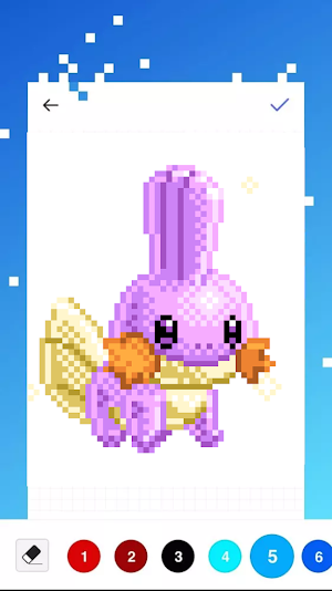 Pokepix Tap - Color By Number Screenshot 2