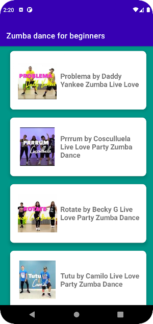 Zumba dance for beginners Screenshot 1