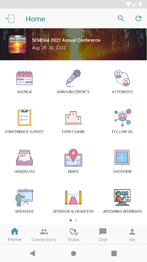 SCHCHA Events Screenshot 2