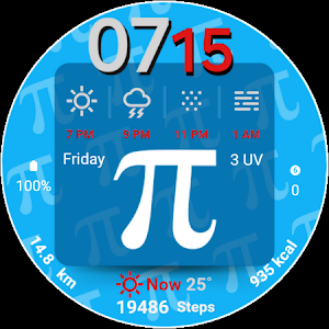 Happy Pi Day Watch face Screenshot 3