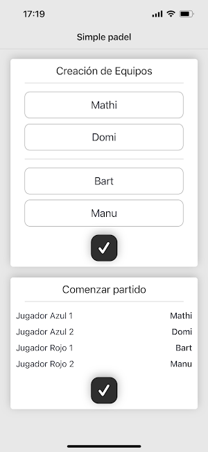 Simple Padel Screenshot 1