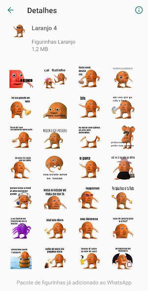 Figurinhas Laranjo - WASticker Screenshot 1