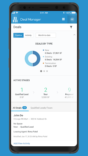 Yardi Deal Manager Screenshot 2