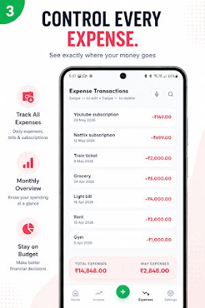My Savings Tracker Screenshot 2