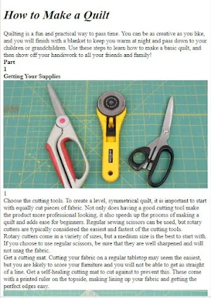 Quilting Tutorials Screenshot 0