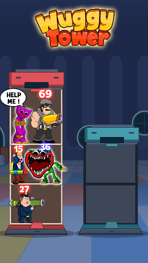 Wuggy Kissy Tower Escape Screenshot 1