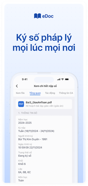 eDoc - Hồ sơ điện tử Screenshot 1
