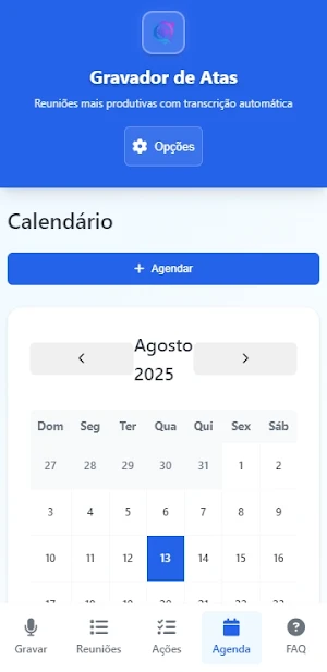 Gravador de Atas de Renião Screenshot 3