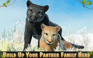 Black Panther Family Sim 3D Screenshot 0