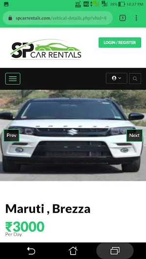 SP Car Rentals - Self Driving  Screenshot 3