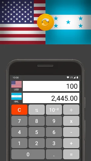 US Dollar / Honduran Lempira Screenshot 0